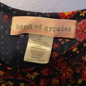 Patterned mini dress